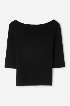 Boatneck Rib Top