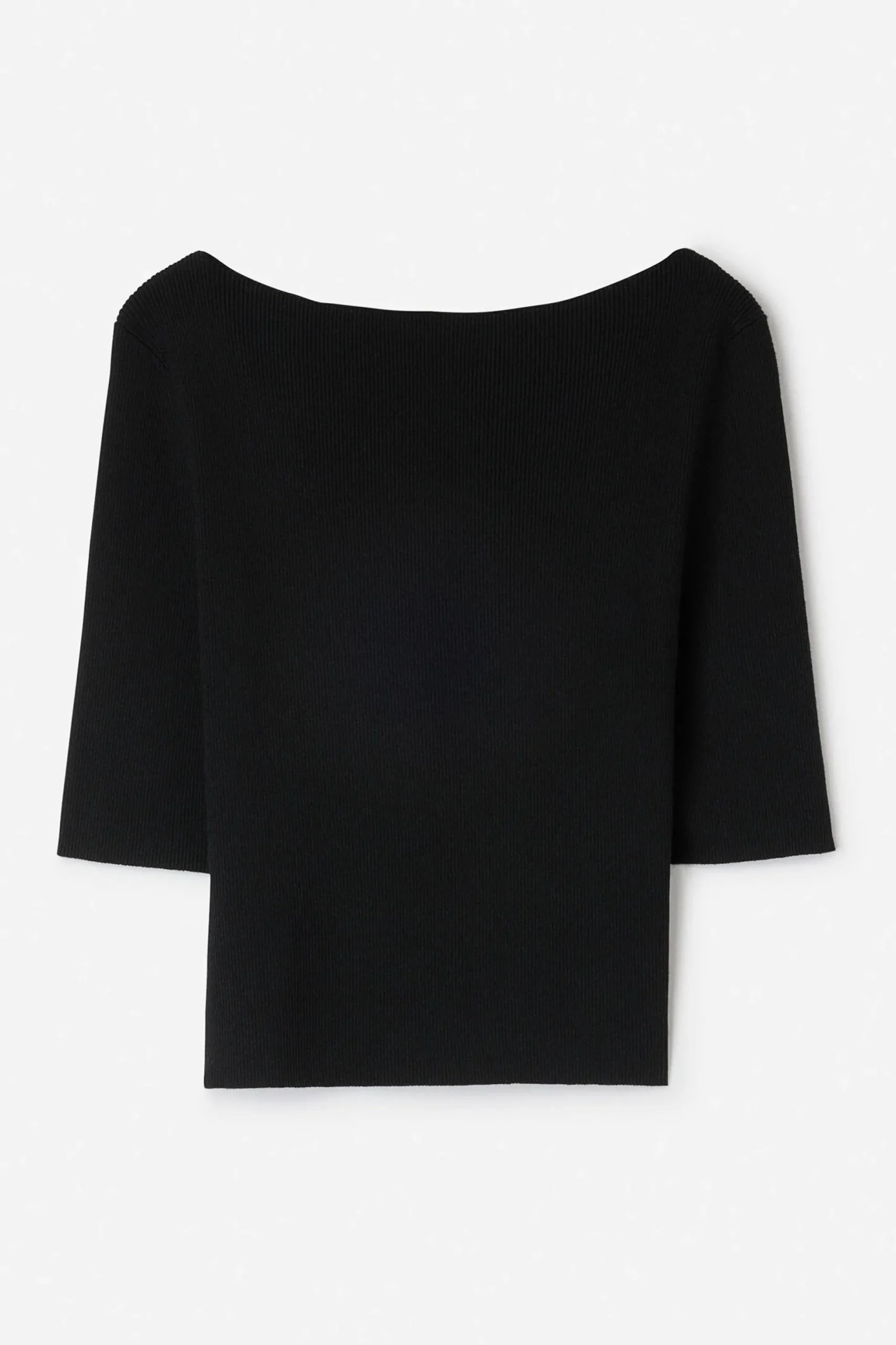 Boatneck Rib Top