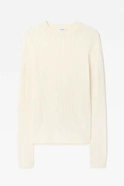 Braided Cotton Silk Sweater