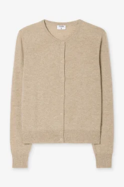 Cashmere Crewneck Cardigan