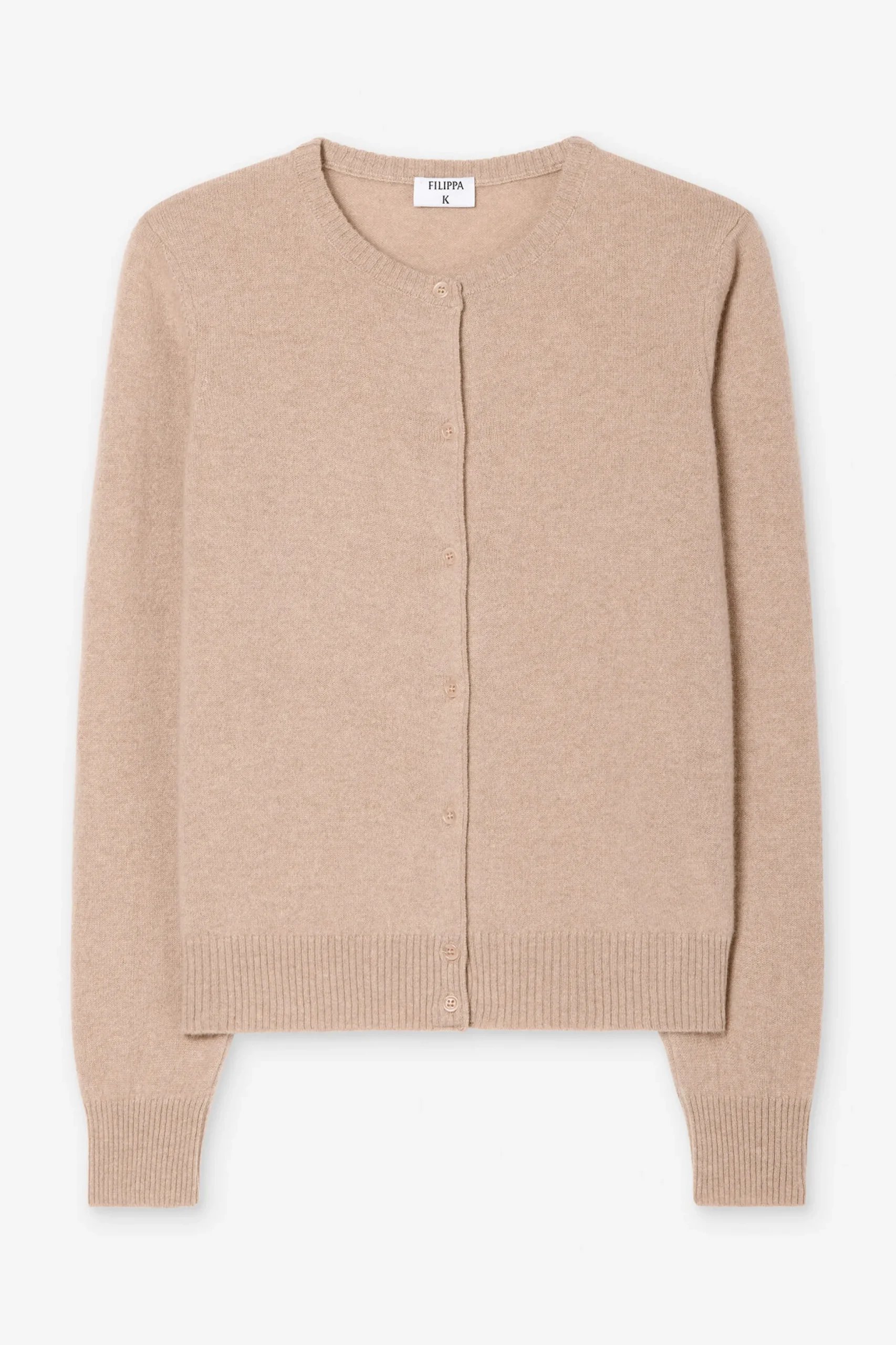 Cashmere Crewneck Cardigan