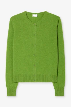 Cashmere Crewneck Cardigan
