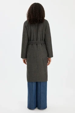 Charlotte Twill Belted Coat