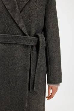 Charlotte Twill Belted Coat