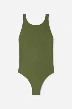 Cross-Back Swimsuit