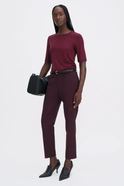 Emma Cropped Cool Wool Trouser