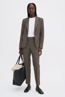 Emma Cropped Cool Wool Trousers