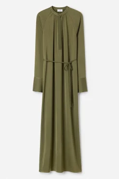 Gathered Raglan Dress