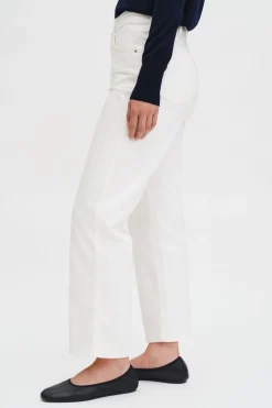 High Waisted Cropped Jeans