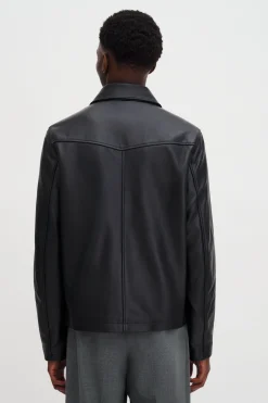 Leather Coach Jacket