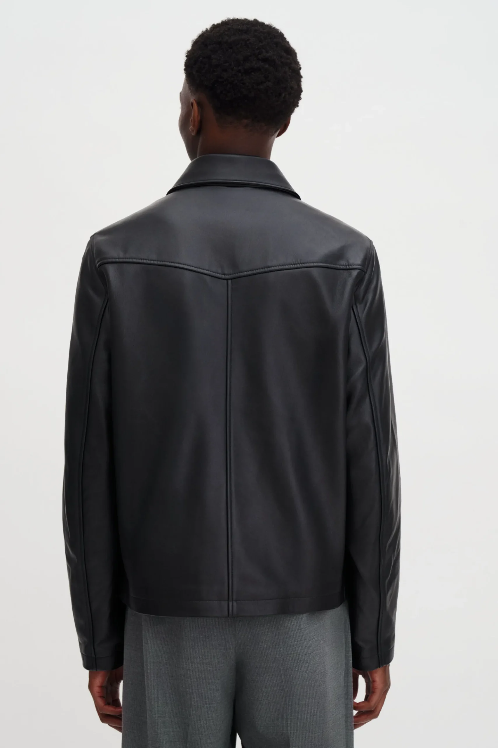 Leather Coach Jacket