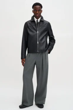 Leather Coach Jacket