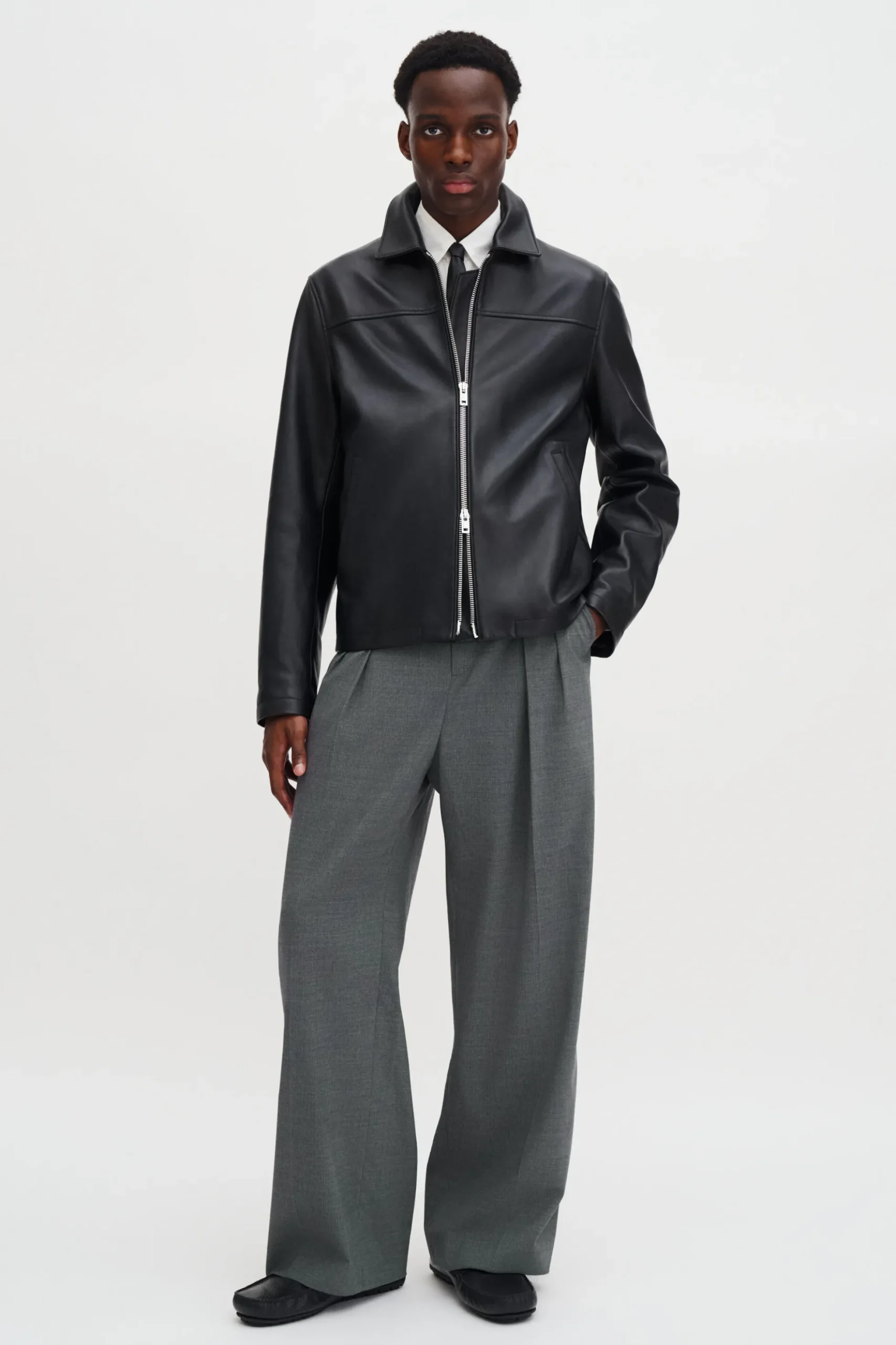 Leather Coach Jacket