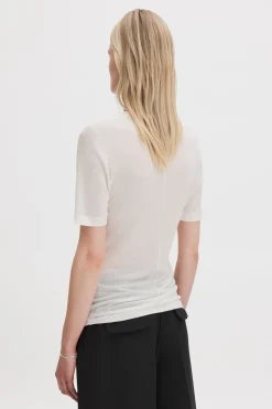 Lyocell Cashmere Scoop Tee