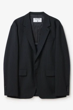 Mathias Pinstripe Blazer