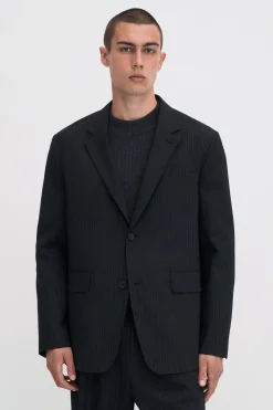 Mathias Pinstripe Blazer