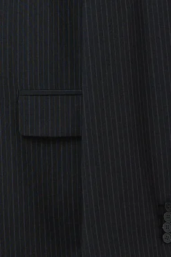 Mathias Pinstripe Blazer