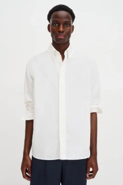 Relaxed Cotton Linen Shirt