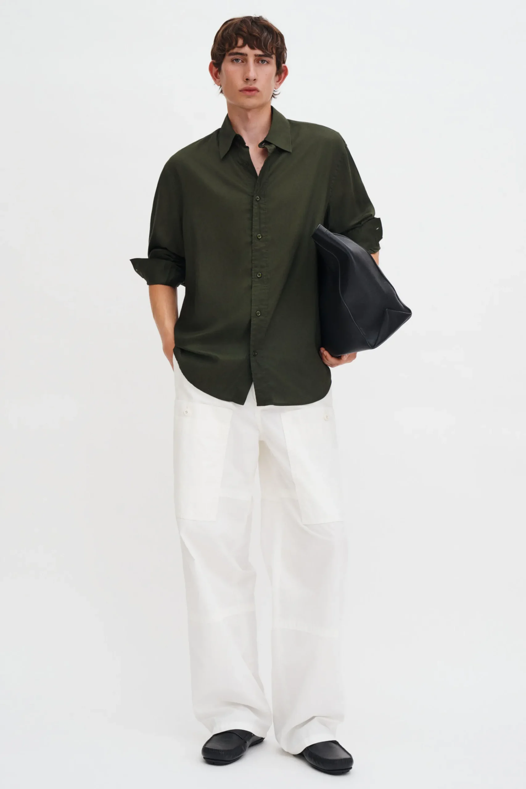 Relaxed Voile Shirt