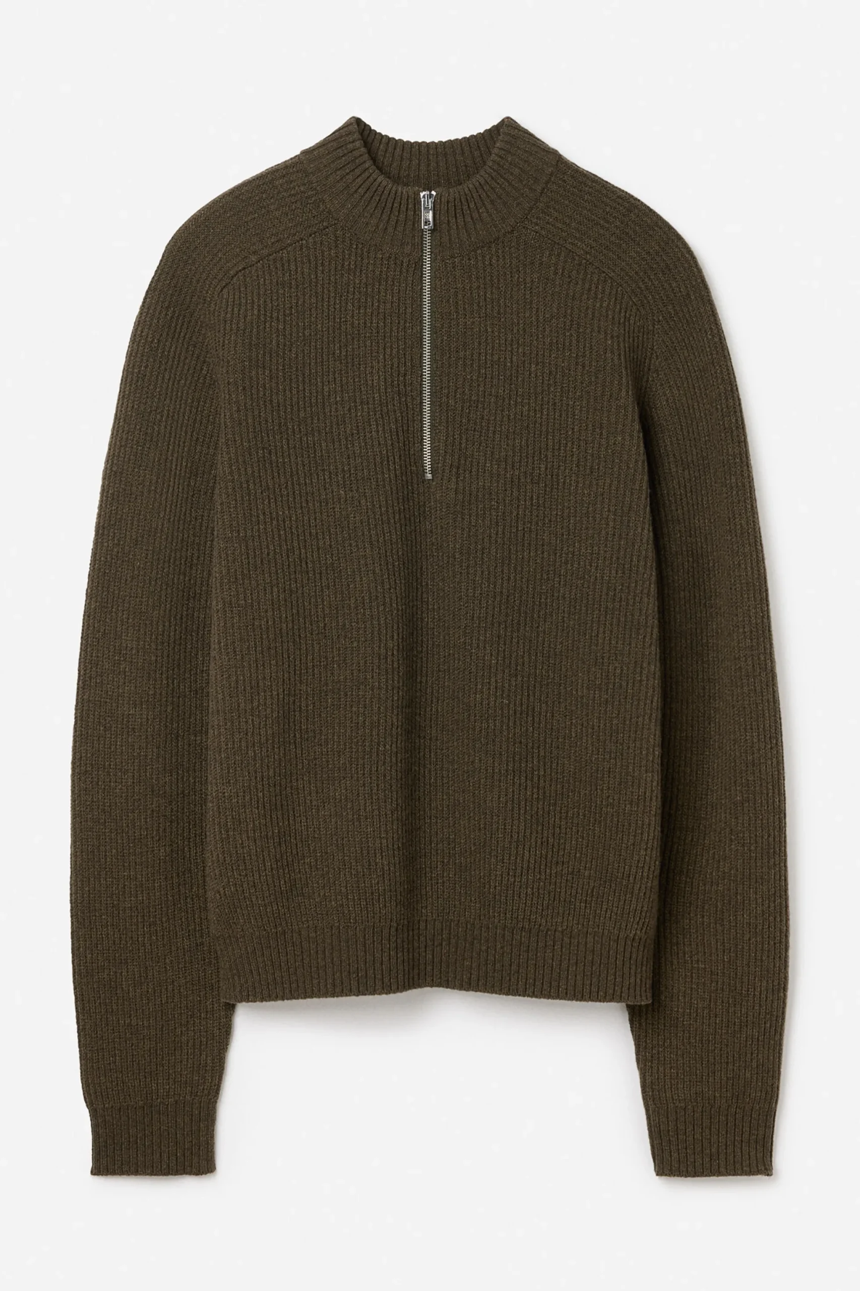 Wool Half Zip Sweater