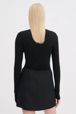 Wool Mini Skirt