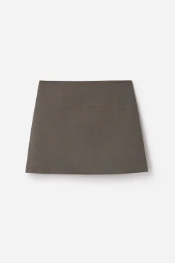Wool Mini Skirt